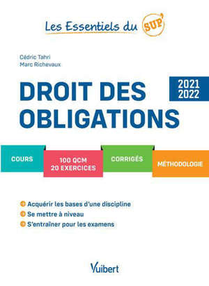 Droit des obligations : Cours, QCM, exercices, corrigés