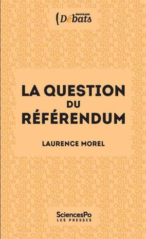 La question du référendum
