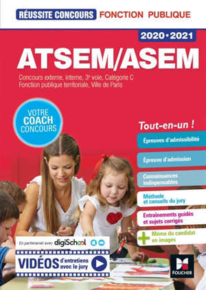 REUSSITE CONCOURS ATSEM/ASEM 2020-2021 - PREPARATION COMPLETE