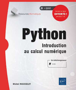 Python : introduction au calcul numérique