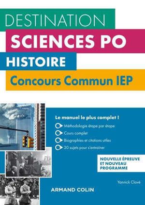 Histoire : concours commun IEP