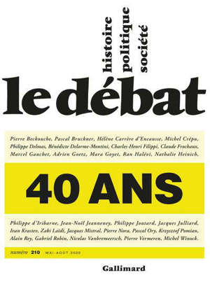 Débat (Le). n° 210, 40 ans