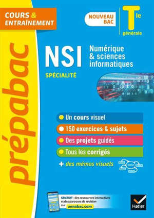 NSI, Numérique & sciences informatiques, spécialité : terminale générale : nouveau bac