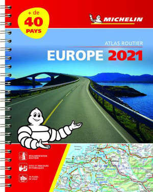 Europe 2021 : atlas routier et touristique = Europe 2021 : tourist and motoring atlas = Europa 2021 : Strassen- und Reiseatlas