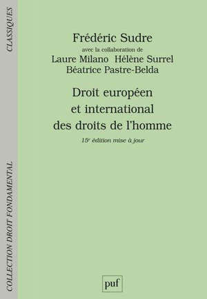 Droit européen et international des droits de l'homme