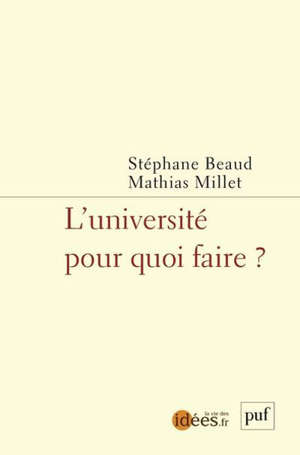 L'université pour quoi faire ?