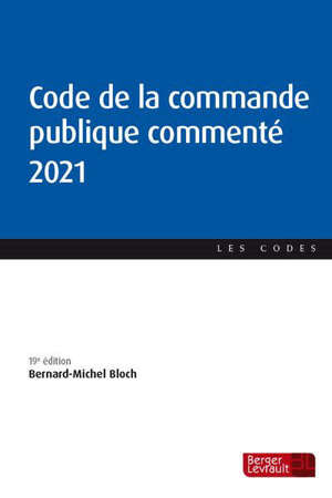 Code de la commande publique commenté 2021