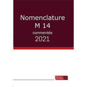 Nomenclature M14 commentée : 2021
