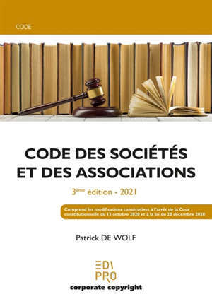 Code des sociétés et des associations : 2021