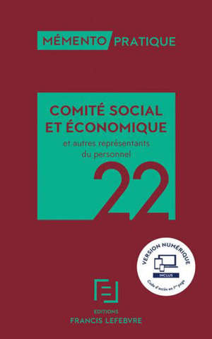 Comité social et économique et autres représentants du personnel 2022