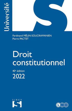 Droit constitutionnel 2022