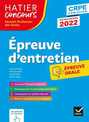 Epreuve d'entretien : CRPE 2022 : épreuve orale d'admission
