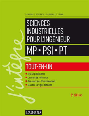 Sciences industrielles pour l'ingénieur, tout-en-un, MP, PSI, PT