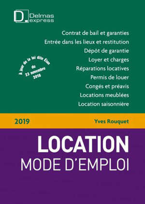Location, mode d'emploi : 2019