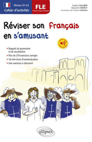 Réviser son français en s'amusant : FLE français langue étrangère, niveau A1-A2 : cahier d'activités