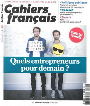Cahiers français. n° 403, Quels entrepreneurs pour demain ?
