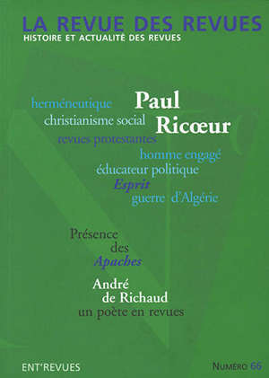 Revue des revues (La), n° 66. Paul Ricoeur et les revues