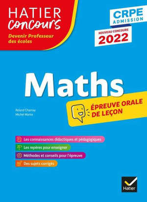 Mathématiques : CPRE 2022 : épreuve orale d'admission
