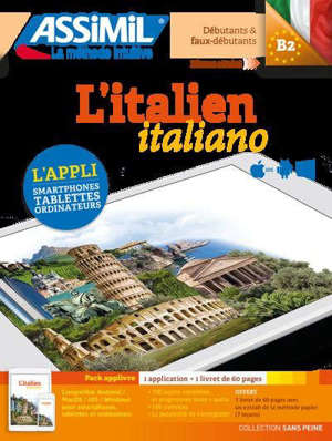 L'italien : débutants & faux débutants, niveau atteint B2 : pack applivre