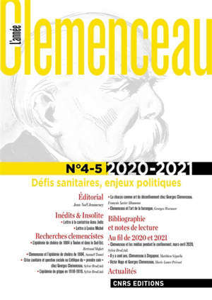 L'année Clemenceau, n° 4-5. Défis sanitaires, enjeux politiques