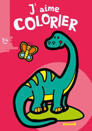 J'aime colorier, 2-4 ans : diplodocus