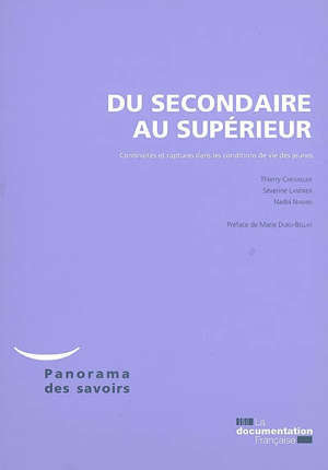 Du secondaire au supérieur : continuités et ruptures dans les conditions de vie des jeunes