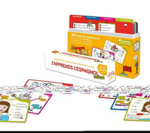 J'apprends l'espagnol autrement : niveau débutant : 80 cartes mentales pour apprendre facilement la grammaire, la conjugaison et le vocabulaire espagnols !