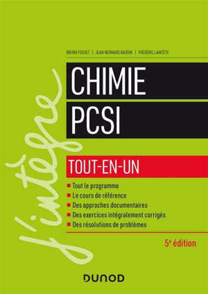 Chimie, PCSI