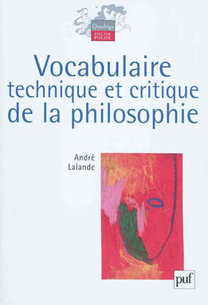 Vocabulaire technique et critique de la philosophie
