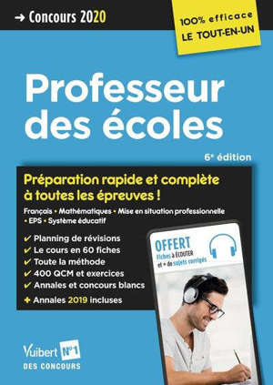 Professeur des écoles : concours 2020