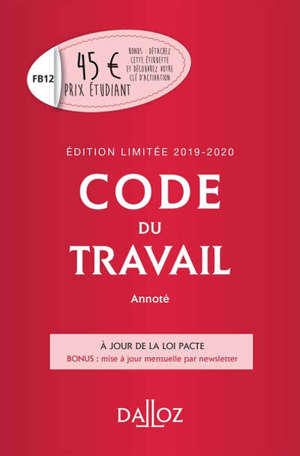 Code du travail annoté