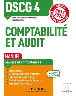 DSCG 4, comptabilité et audit : manuel : 2019-2020