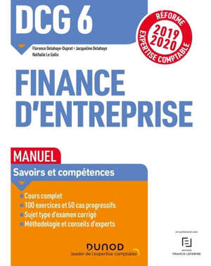 DCG 6, finance d'entreprise : manuel