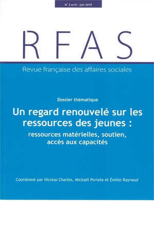 UN REGARD RENOUVELE SUR LES RESSOURCES DES JEUNES : RESSOURCES MATERIELLES, SOUT