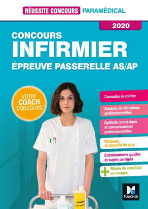 Concours infirmier 2020 : épreuve passerelle AS-AP