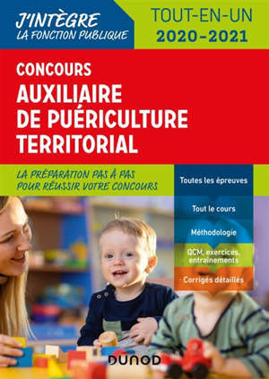 Concours auxiliaire de puériculture territorial : tout-en-un : 2020-2021