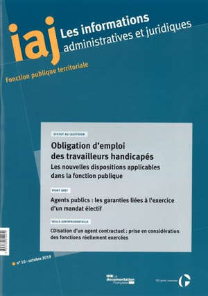 Informations administratives et juridiques. n° 10 (2019)