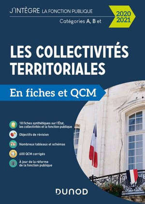 Les collectivités territoriales en fiches et QCM 2020-2021 : catégories A, B et C