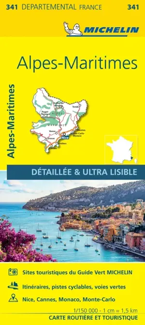 Carte Départementale Alpes-Maritimes