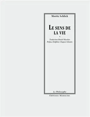 Le sens de la vie