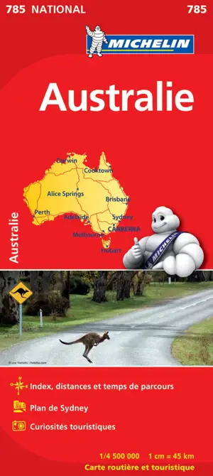 Carte Nationale Australie / Australie