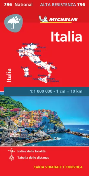 ITALIE HAUTE RESISTANCE 796 1/1 000 000    **3