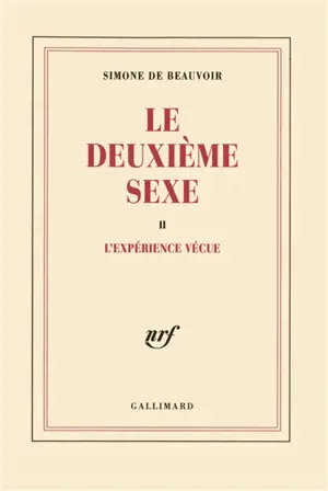 Le deuxième sexe. Vol. 2