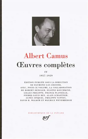 Oeuvres complètes. Vol. 4. 1957-1959