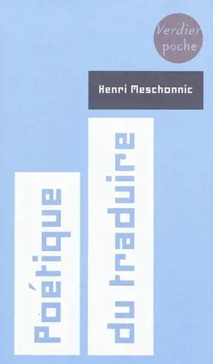 Poétique du traduire