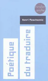 Poétique du traduire