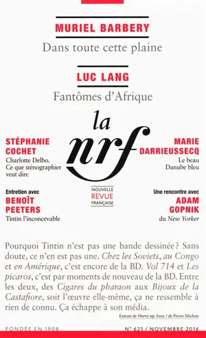 Nouvelle revue française, n° 621