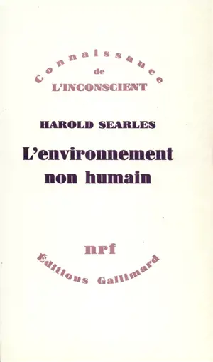 L'Environnement non humain