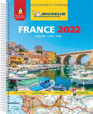 France 2022 : atlas routier et touristique