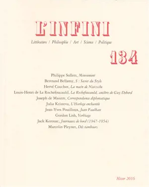 Infini (L'), n° 134